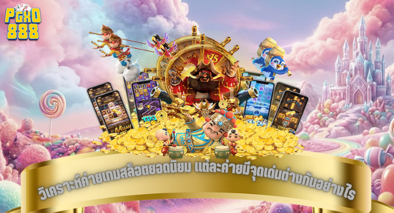 วิเคราะห์ค่ายเกมสล็อตยอดนิยม แต่ละค่ายมีจุดเด่นต่างกันอย่างไร-1